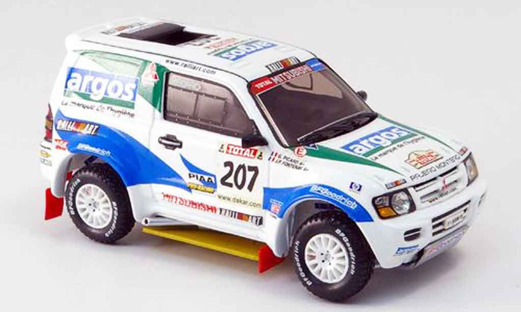 Mitsubishi Pajero Evolution 1/43 IXO Evolution No.207 JP.Fontenay Rallye Dakar 2002 modellino in miniatura