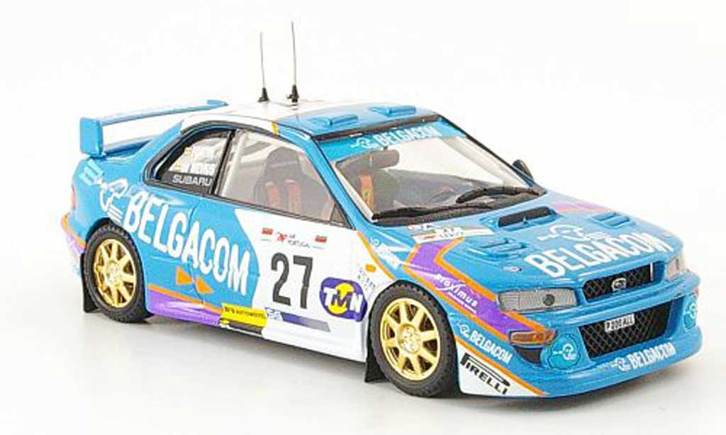 Subaru Impreza WRC 1/43 Trofeu WRC Portugal Mevius-Fontin 1998 modellino in miniatura
