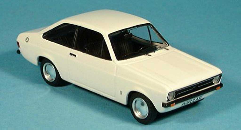 Ford Escort MK2 1/43 Trofeu MK2 1100 bianco modellino in miniatura