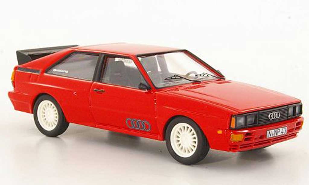 Audi Quattro 1/43 Trofeu rosso LHD modellino in miniatura