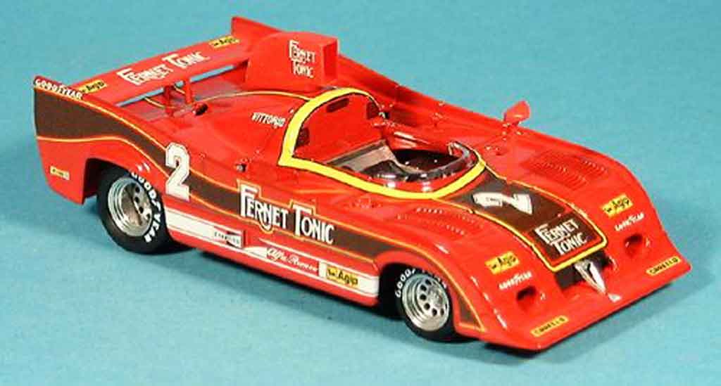 Alfa Romeo 33.3 1977 1/43 Brumm 1977 sc 12 no.2 brambilla sieger 500 km monza 1977 modellino in miniatura