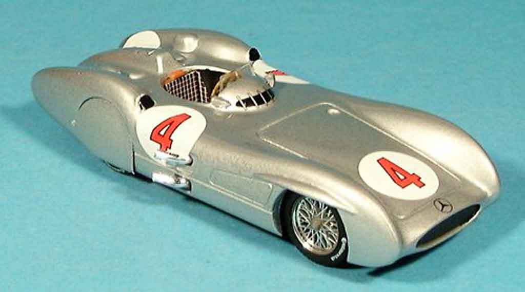 Mercedes W 196 1/43 Brumm C No.4 K.Kling Prove Avus 1954 modellino in miniatura