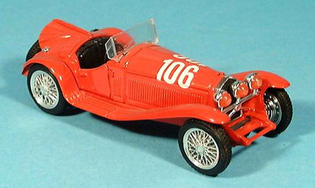 Alfa Romeo 2300 1/43 Brumm mille miglia no.106 rosso hp 142 1932 modellino in miniatura