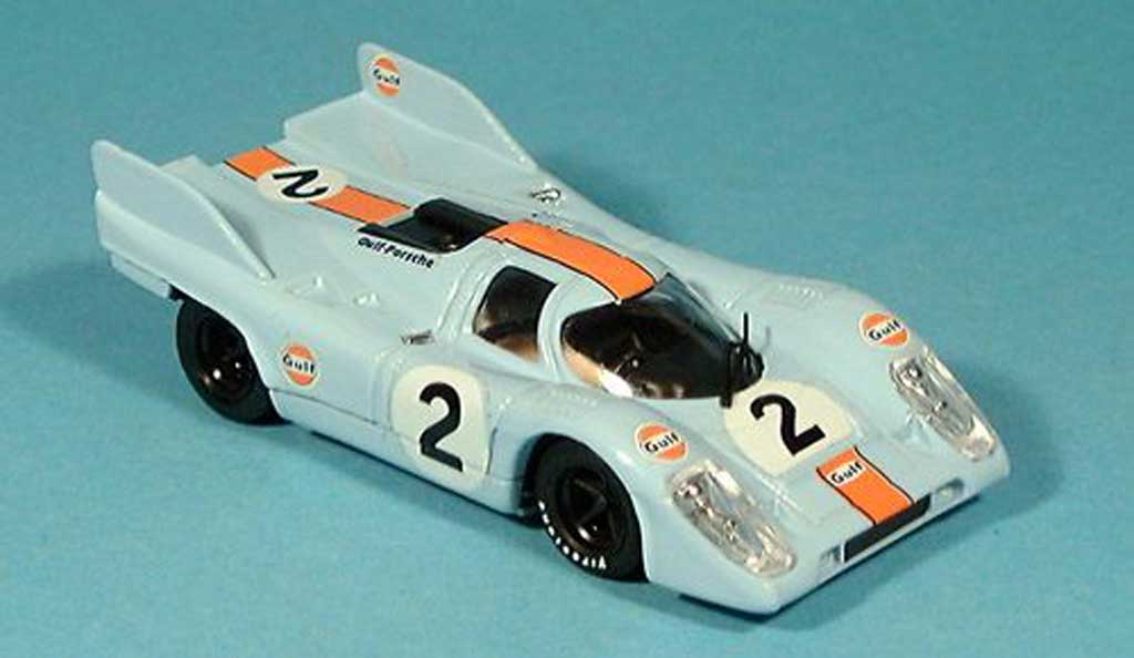 Porsche 917 1971 1/43 Brumm 1971 No.2 Scuderia JWA-Gulf 1000 km Monza Rodriges/Oliver modellino in miniatura