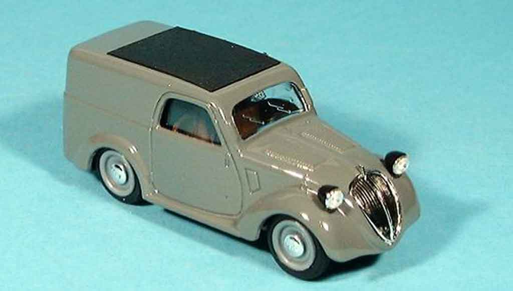 Fiat 500 1/43 Brumm B grigio 1946 modellino in miniatura