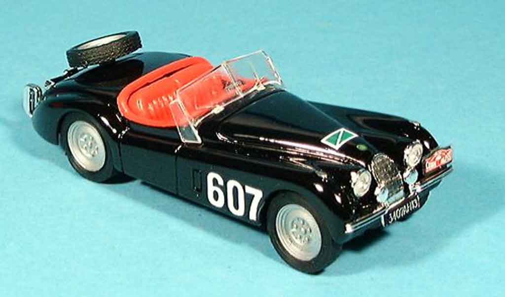 Jaguar XK 120 1/43 Brumm 120 alpenrallye no. 607 modellino in miniatura