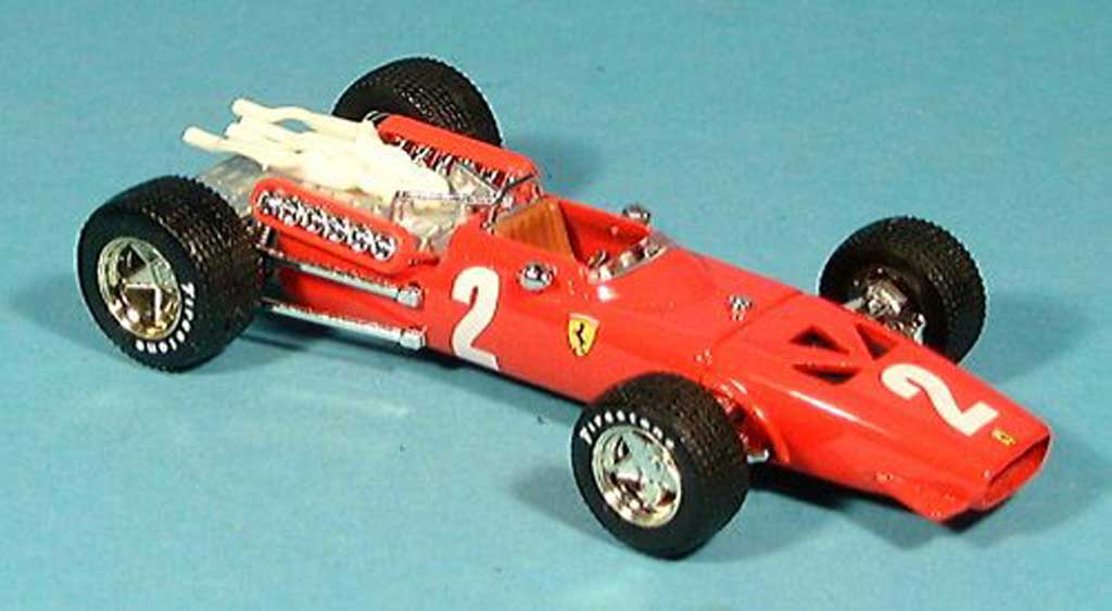 Ferrari 312 F1 1/43 Brumm F1 No.2 Chris Amon GP Italien 1967 modellino in miniatura