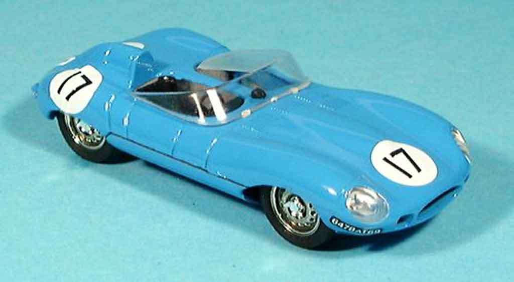Jaguar D-Type 1954 1/43 Brumm 1954 hp 260 blu no. 17 modellino in miniatura