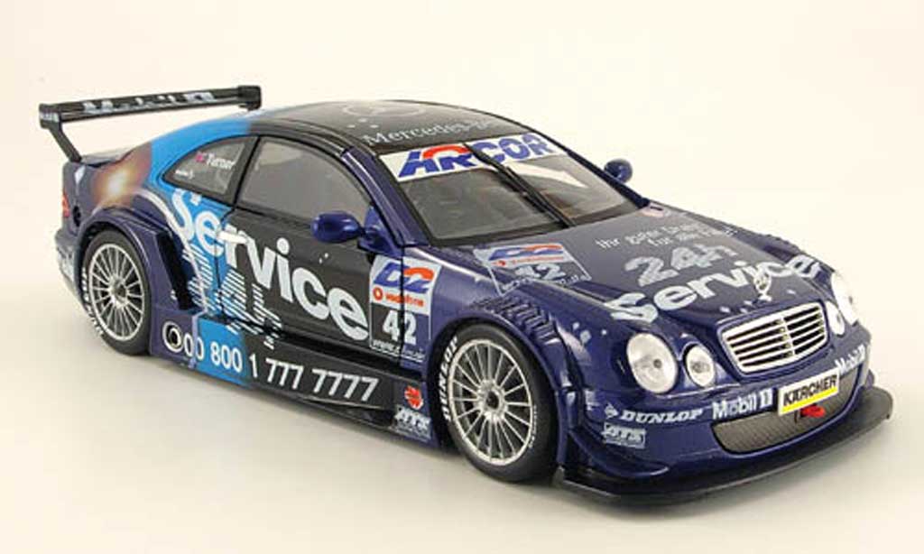 Mercedes Classe CL DTM 1/18 Maisto K DTM service 24 no. 42 2001 modellino in miniatura