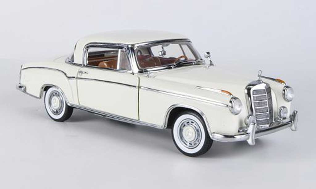 Mercedes 220 1/18 Sun Star SE Coupe beige 1958 modellino in miniatura