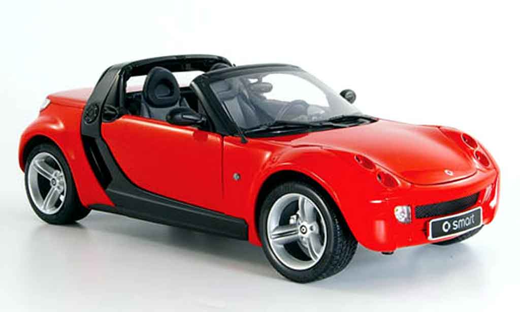 Smart Roadster 1/18 Kyosho rosso 2003 modellino in miniatura
