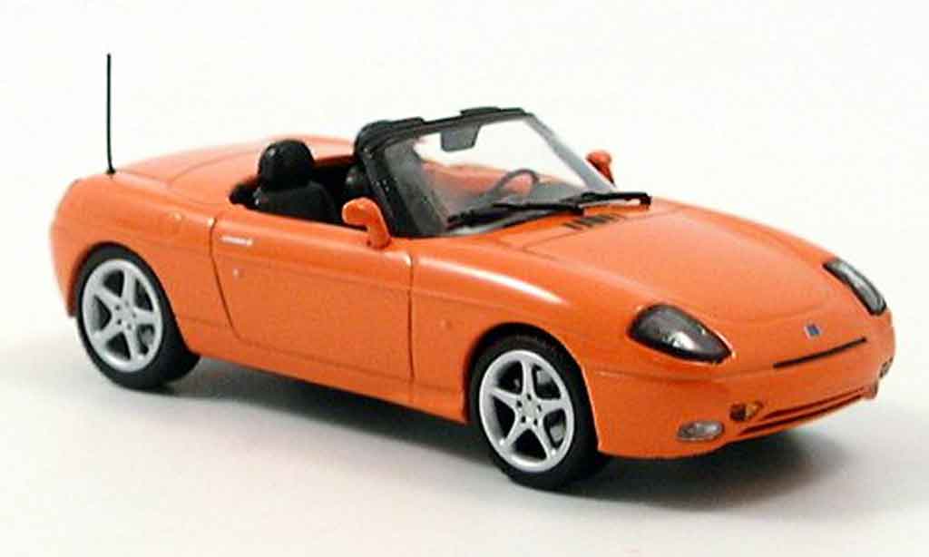 Fiat Barchetta 1/43 Minichamps orange modellino in miniatura
