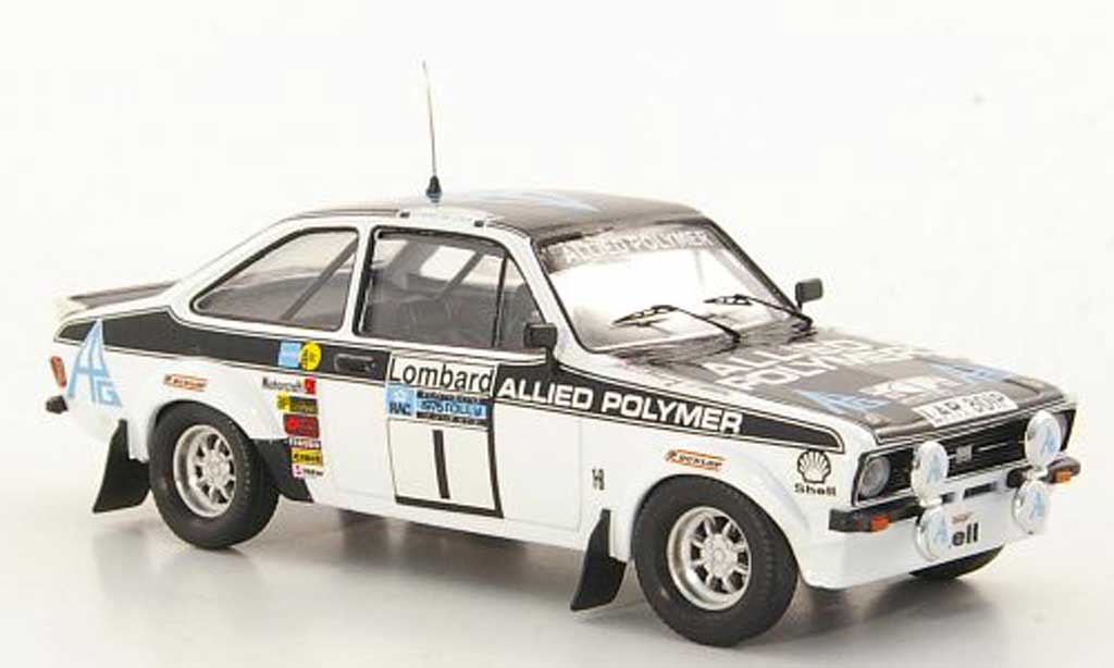 Ford Escort RS 1800 1/43 Trofeu RS 1800 Allied Polymer T.Makinen / H.Liddon RAC Rally 1975 modellino in miniatura