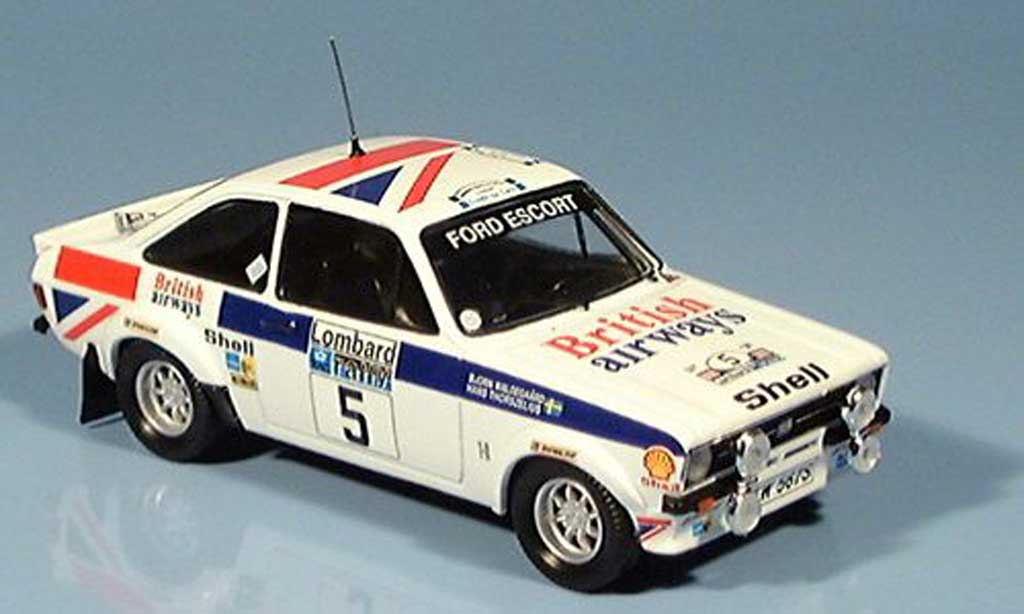 Ford Escort MK2 1/43 Trofeu MK2 RAC Rallye Waldegaard-Thorszelius 1977 modellino in miniatura