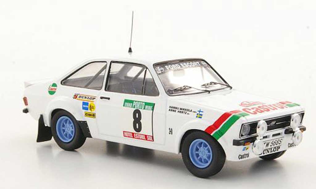 Ford Escort RS 2000 1/43 Trofeu RS 2000 No.8 H.Mikkola / A.Hertz Rally Portugal 1978 modellino in miniatura