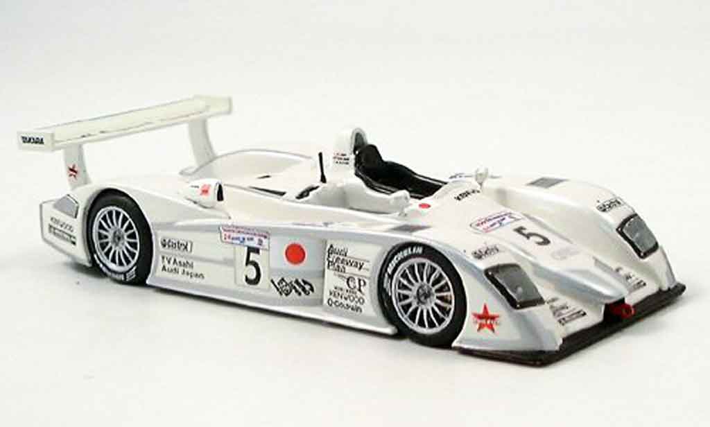 Audi R8 2002 1/43 IXO 2002 Team Goh Le Mans Dalmas Ara Katoh modellino in miniatura