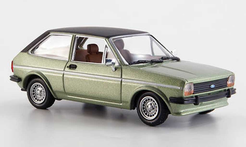 Ford Fiesta MKI 1/43 Solido MKI lindgrun/nero 1978 modellino in miniatura