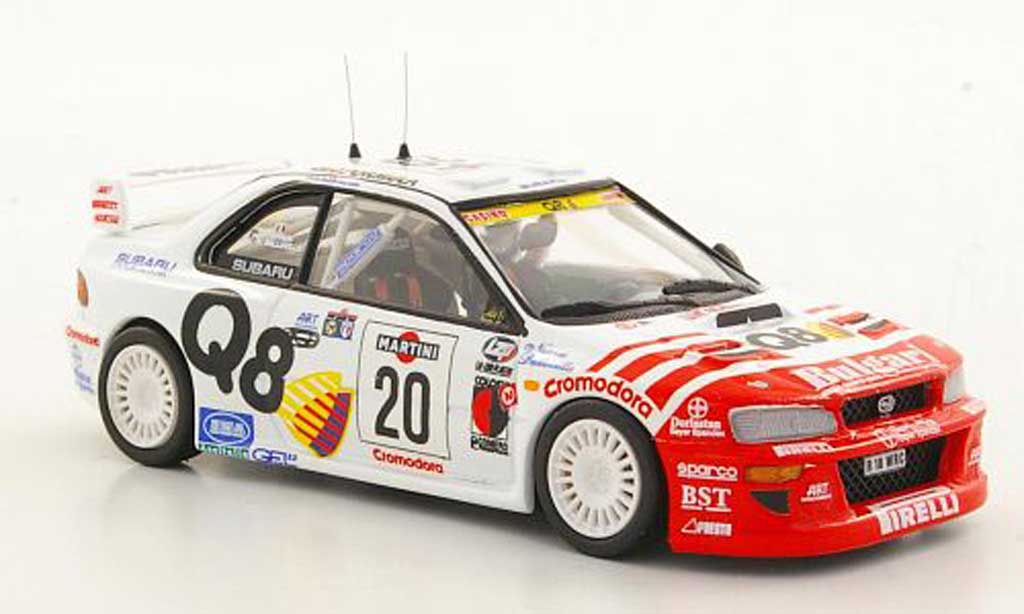 Subaru Impreza WRC 1/43 Trofeu WRC WRC No.20 A.Dallavilla / D.Fappani Rally San Remo 1998 modellino in miniatura