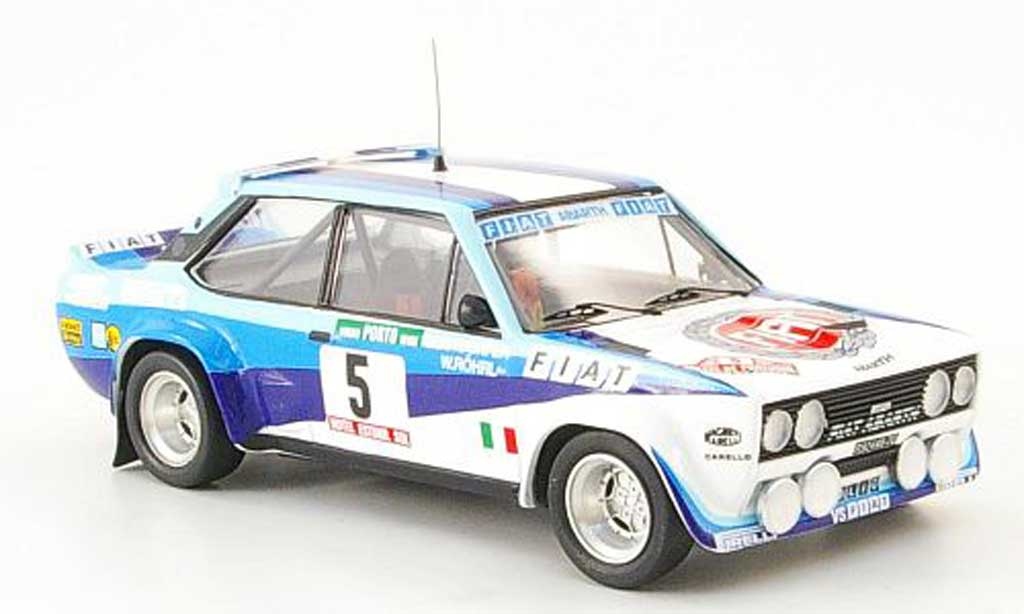 Fiat 131 Abarth 1/43 Trofeu Abarth Sieger Portugal Rohrl-Geistdorfer 1980 modellino in miniatura