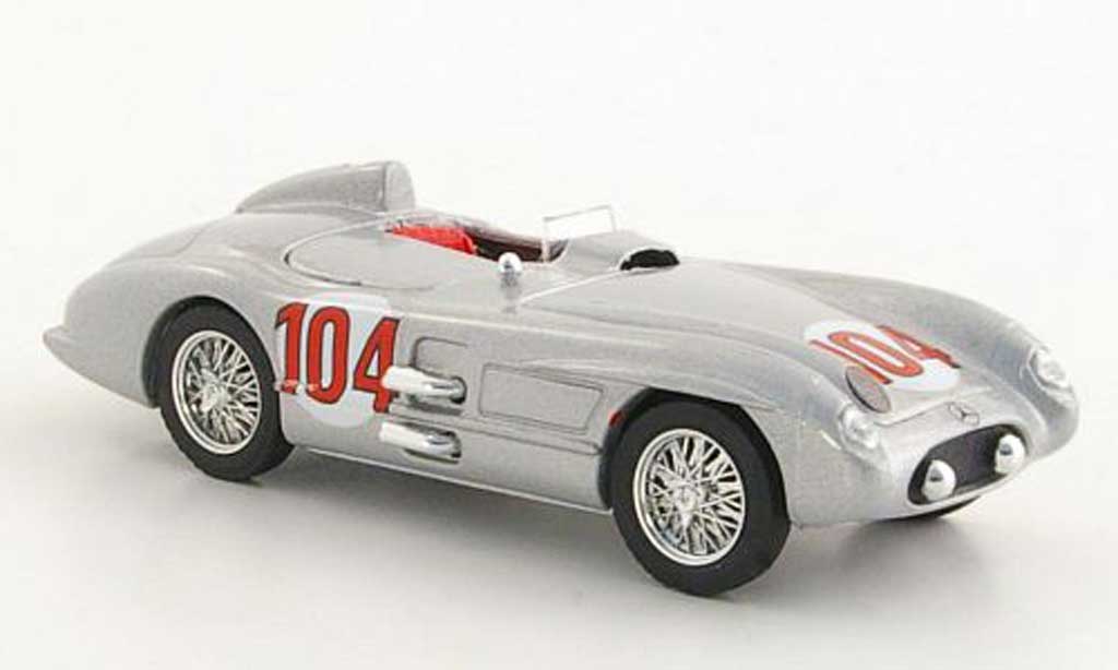 Mercedes 300 SLR 1/43 Brumm SLR No.104 Moss / Collins Targa Florio 1955 modellino in miniatura