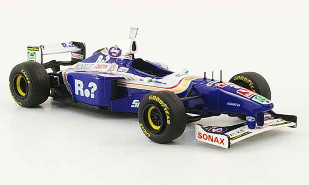 Renault F1 1/43 Onyx williams fw19 no.3 j.villeneuve gp england 1997 modellino in miniatura