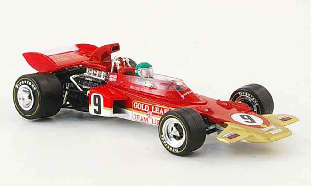 Lotus 72 1/43 Quartzo no.9 or leaf r.wisell gp deutschland 1971 modellino in miniatura