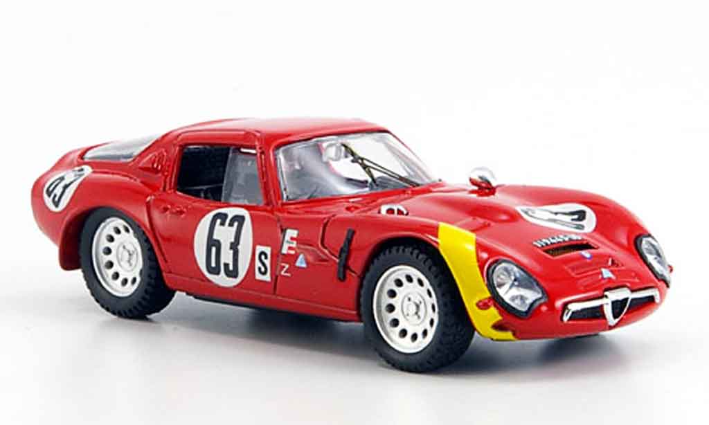 Alfa Romeo TZ2 1/43 Best no.63 geki andrey 12h sebring 1966 modellino in miniatura