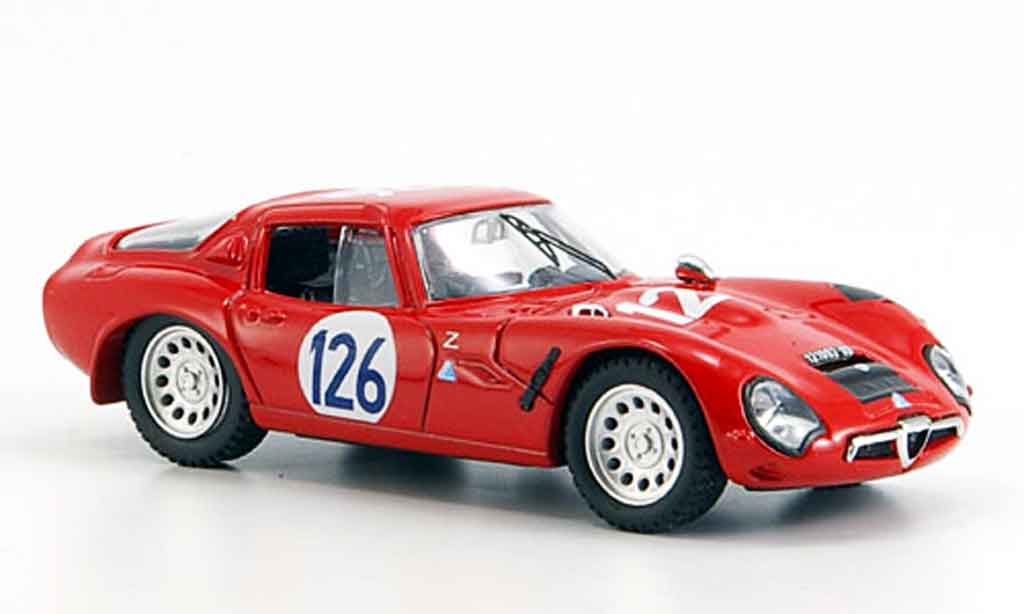 Alfa Romeo TZ2 1/43 Best no.126 pinto todaro targa florio 1966 modellino in miniatura