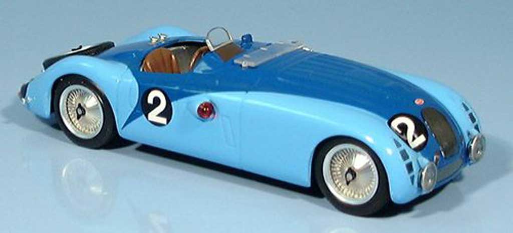 Bugatti 57 G 1/43 IXO G Sieger Le Mans J.P.Wimille - R. Benoist 1937 modellino in miniatura