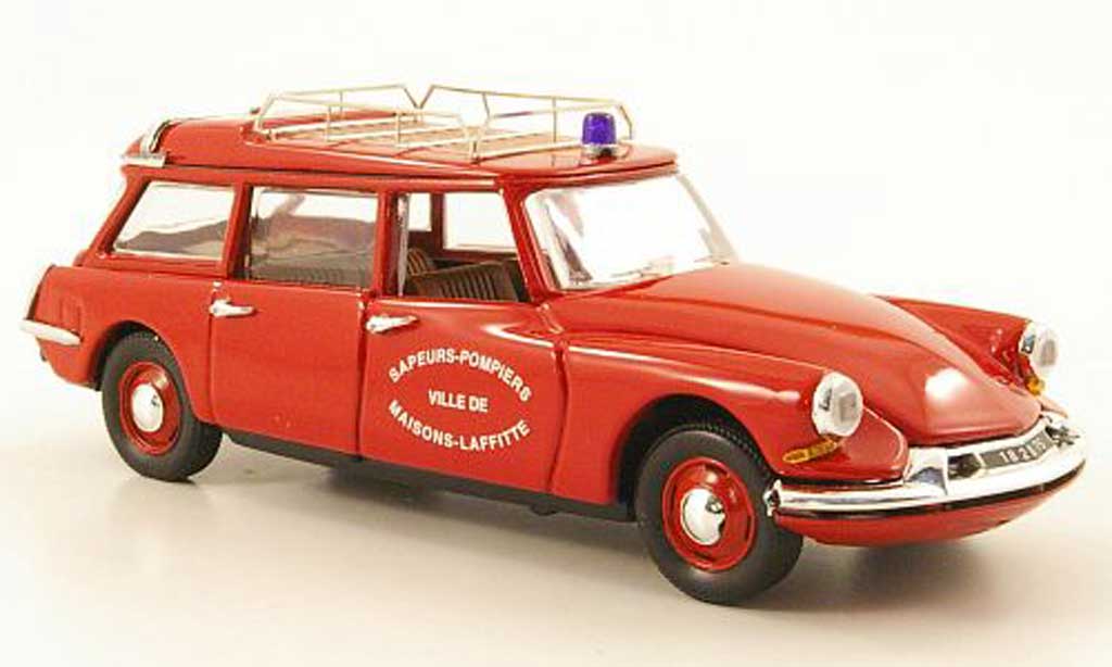 Citroen ID 19 1/43 Rio Break Pompiers Maisons-Laffitte Feuerwehr 1960 modellino in miniatura