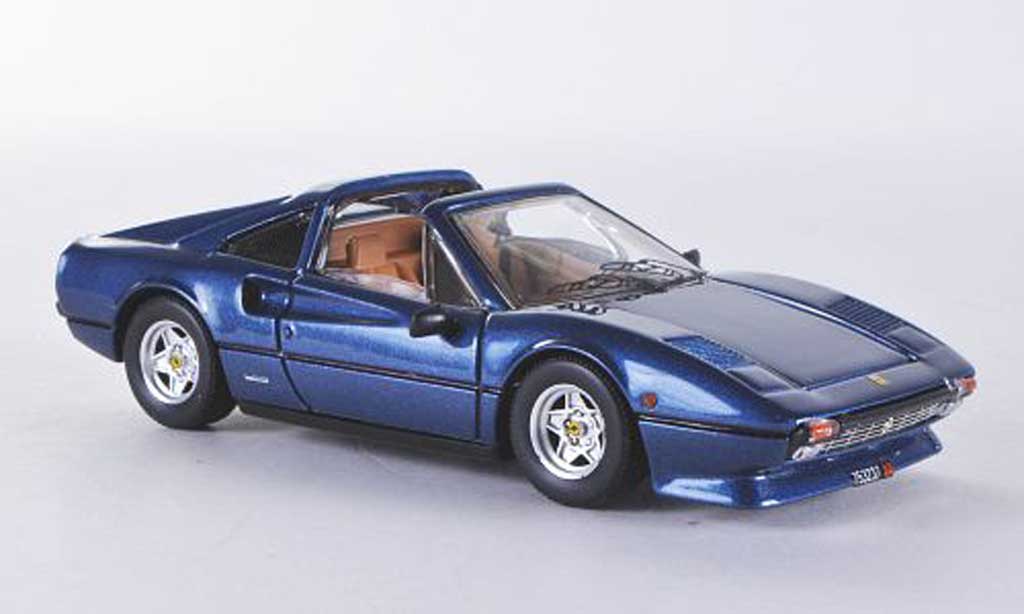 Ferrari 308 GTS 1/43 Best GTS met. blu Dach liegt bei modellino in miniatura