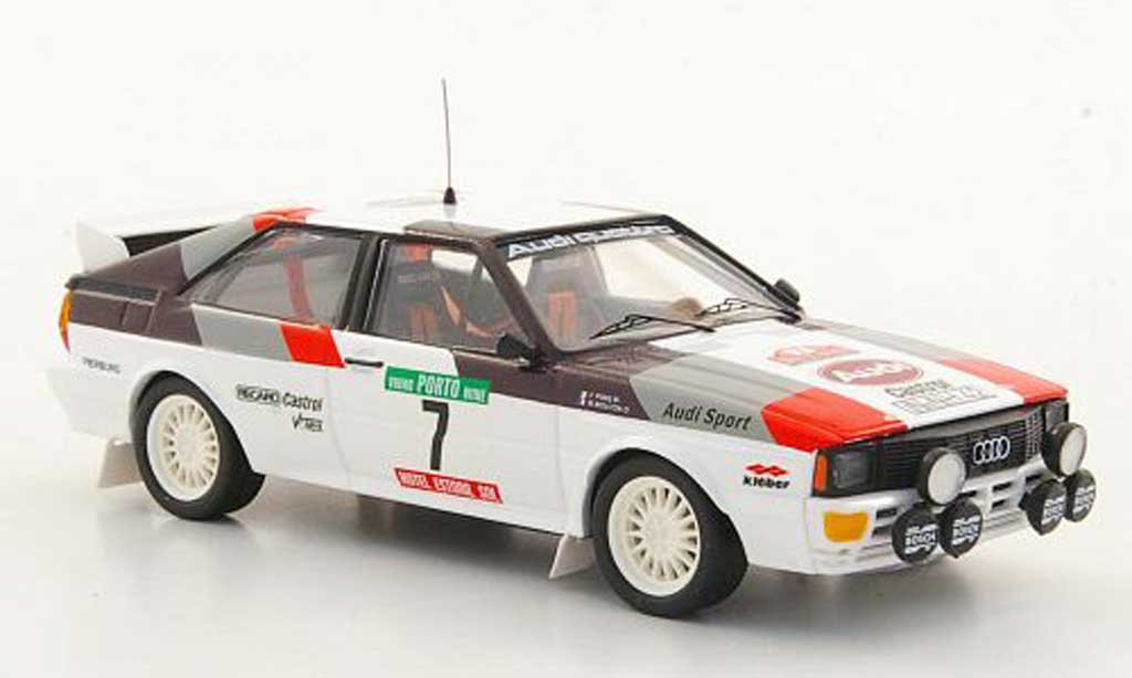 Audi Quattro 1/43 Trofeu No.7 M.Mouton / F.Pons Rally Portugal 1982 modellino in miniatura