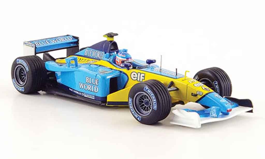 Renault F1 1/43 Eagle team rs 202 no.15 j.button 2002 modellino in miniatura