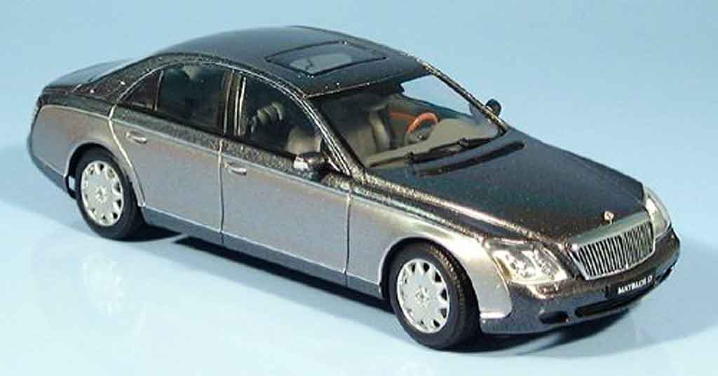 Maybach 57 1/43 Autoart SWB grigio metallisee 2002 modellino in miniatura