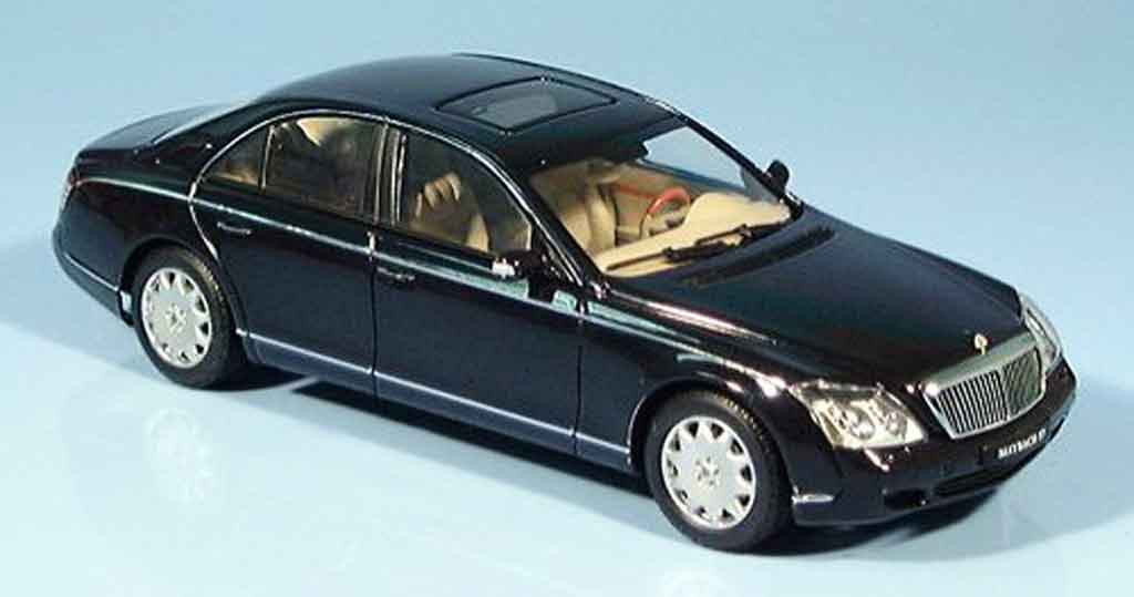 Maybach 57 1/43 Autoart SWB nero 2002 modellino in miniatura