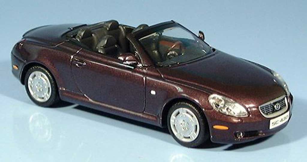 Lexus SC 430 1/43 Minichamps 430 lila 2001 modellino in miniatura