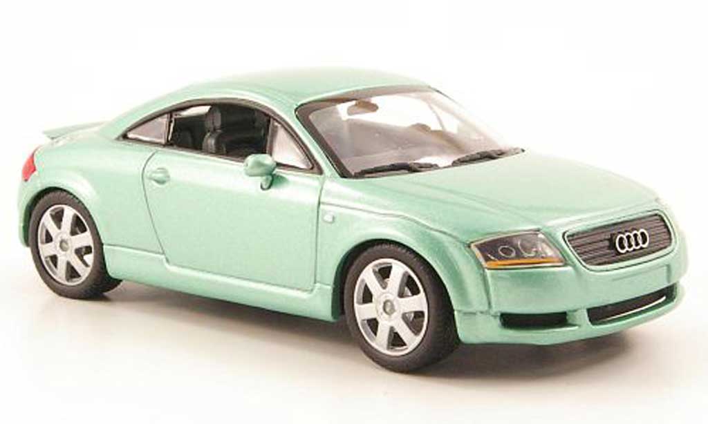 Audi TT 1/43 Minichamps grun 2000 modellino in miniatura