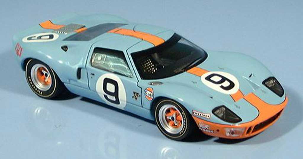 Ford GT40 1/43 IXO GT 40 No. 9 Sieger Le Mabs Rodriguez-Bianchi 1968 modellino in miniatura