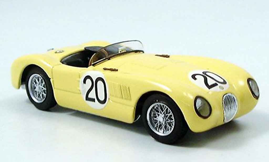 Jaguar C-Type 1/43 Brumm no.20 laurent tornaco neunter le mans 1953 modellino in miniatura