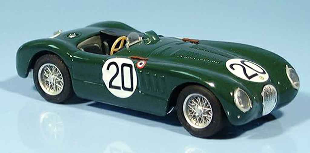 Jaguar C-Type 1/43 Brumm no.20 walker whitehead sieger le mans 1951 modellino in miniatura