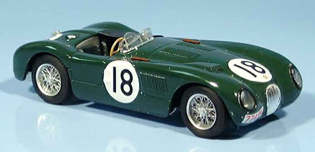 Jaguar C-Type 1/43 Brumm no.18 rolt hamilton sieger le mans 1953 modellino in miniatura
