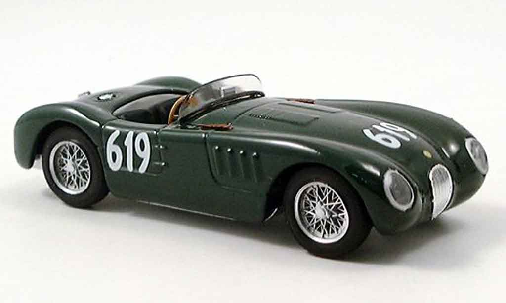Jaguar C-Type 1/43 Brumm no.619 stirling moss mille miglia 1952 modellino in miniatura