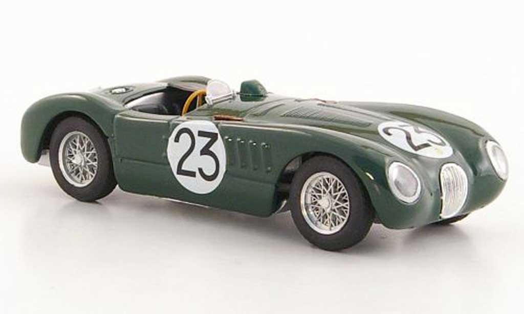Jaguar C-Type 1951 1/43 Brumm 1951 No.23 Johnson / Biondetti 24h Le Mans modellino in miniatura
