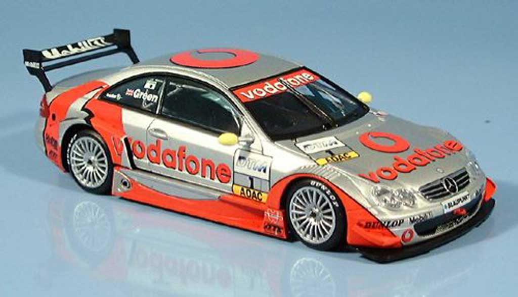 Mercedes Classe CL DTM 1/43 Minichamps K DTM DTM No.1 Team H.W.A. J. Green Testtage Silverstone 2002 modellino in miniatura