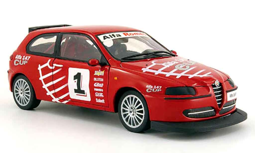 Alfa Romeo 147 1/18 Ricko no.1 alfa cup version modellino in miniatura