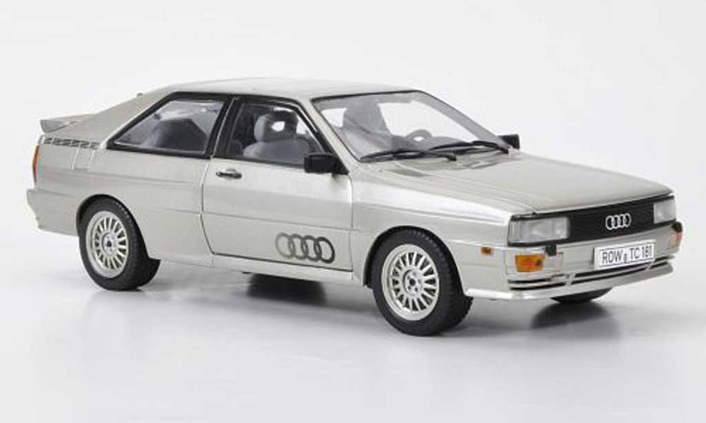 Audi Quattro 1/18 Sun Star grigio metallisee 1981 modellino in miniatura