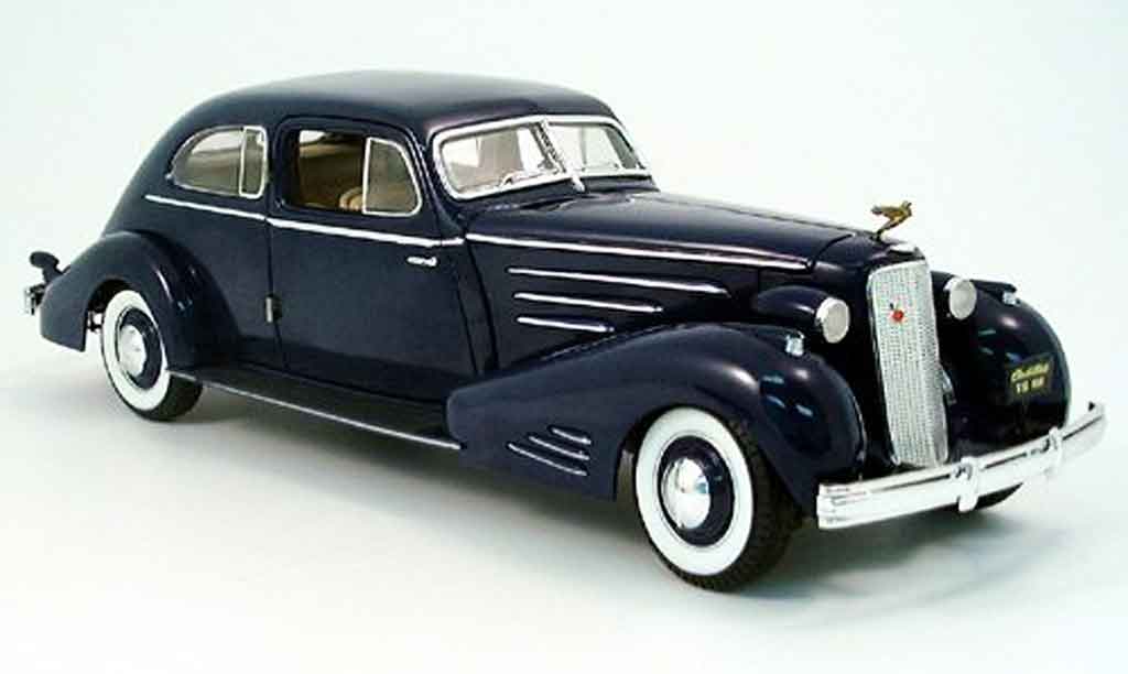 Cadillac Fleetwood 1/18 Ricko v 16 blu 1933 modellino in miniatura