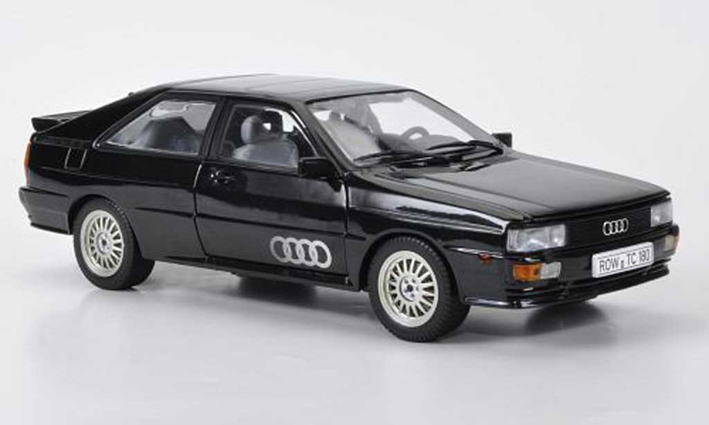 Audi Quattro 1/18 Sun Star nero 1981 modellino in miniatura