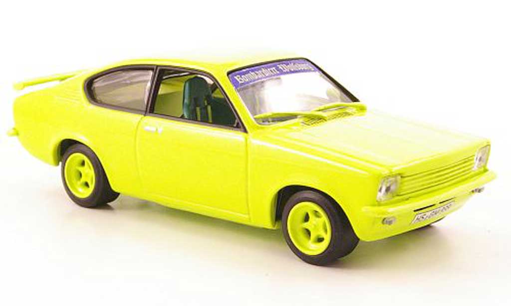 Opel Kadett C 1/43 Minichamps C Street Racer Coupe neongiallo modellino in miniatura