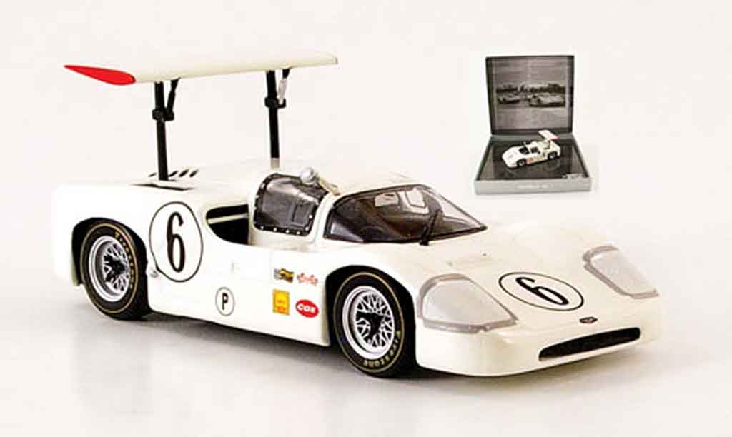 Chaparral 2F 1/43 Minichamps No.6 Hall Spence 12h Sebring 1967 modellino in miniatura